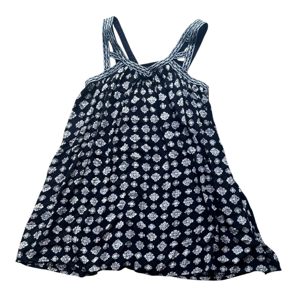 American Eagle Outfitters Black‎ and White Embroidered Dress size XXS